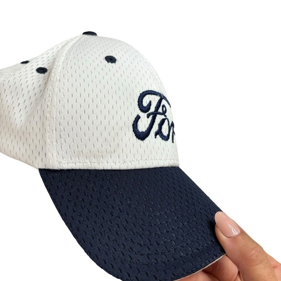 Ford White Navy OSFM Adjustable Baseball Cap Classic  Hat Mesh Embroidered - Picture 2 of 13
